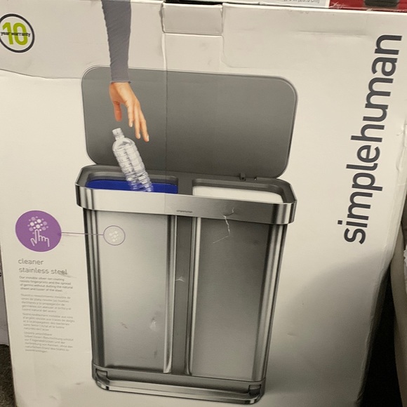 bin with double to recycle